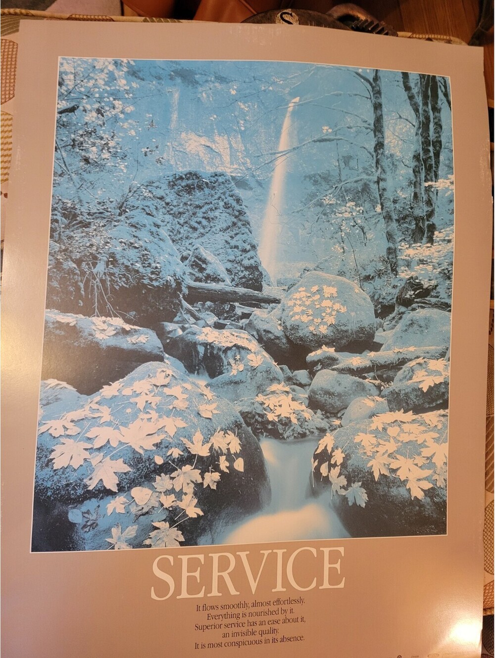 Greenbrier Parkway Poster w/ Service Poem. 1990 18x24